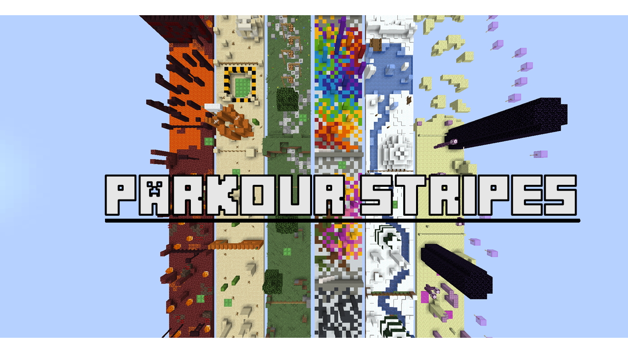 下载 Parkour Stripes 对于 Minecraft 1.15.2